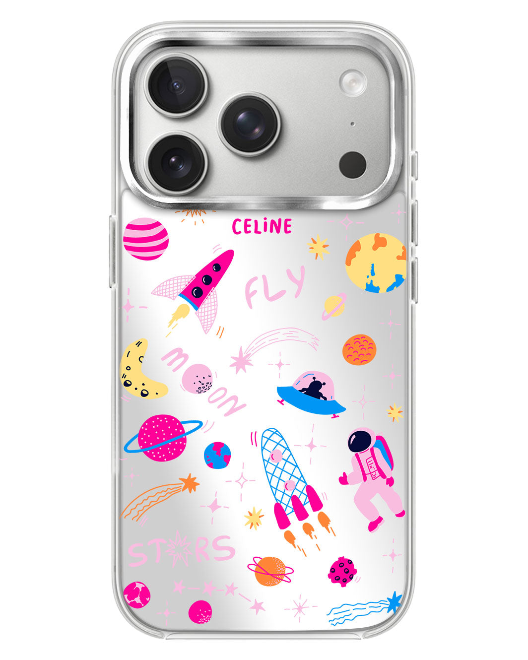 iPhone Mirror Case - Happy Space