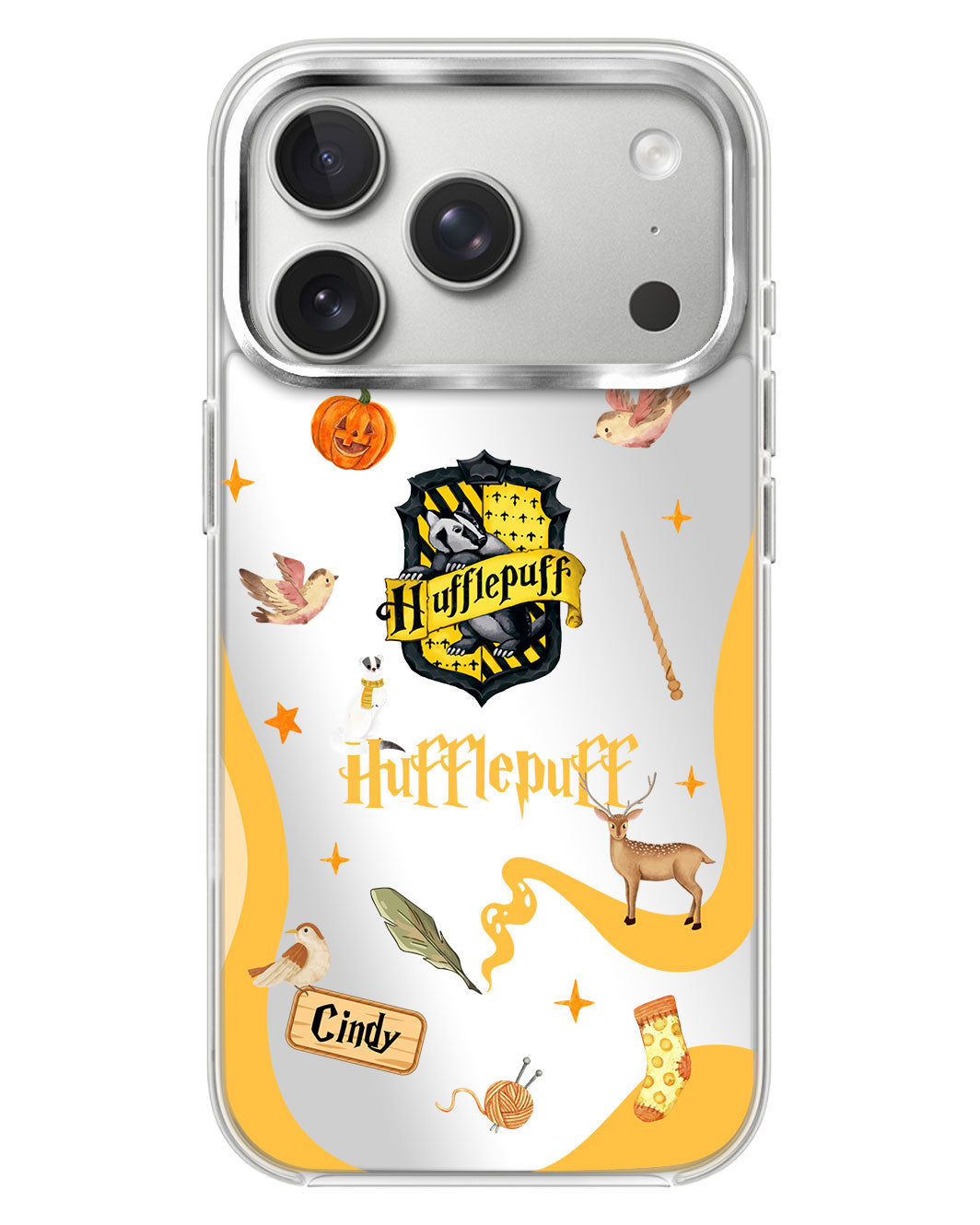 iPhone Mirror Case - Hufflepuff
