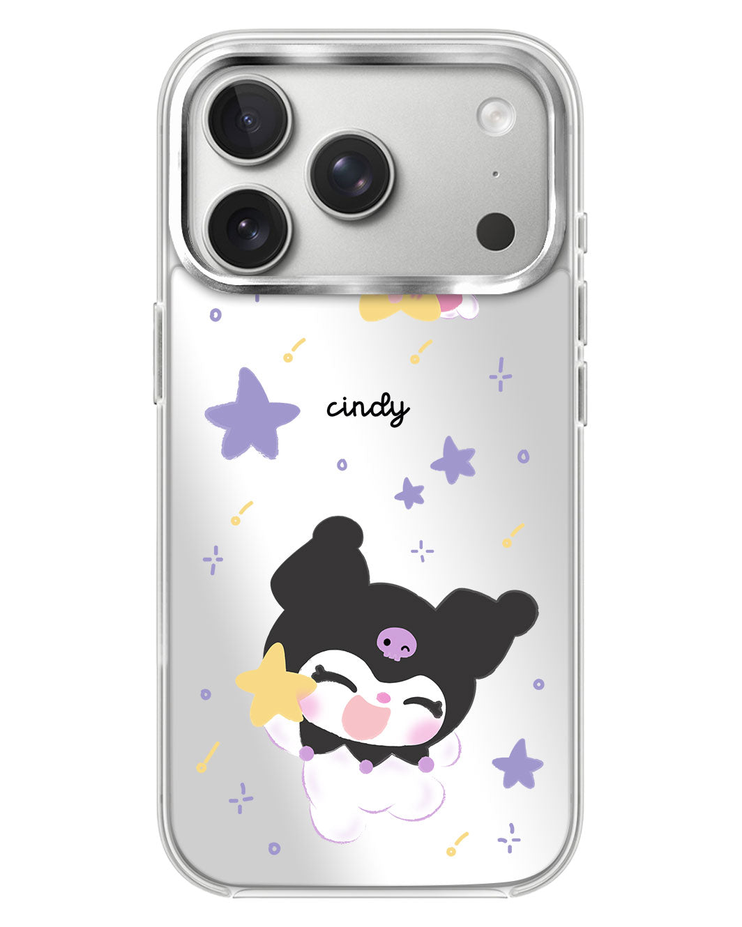 iPhone Mirror Case - Kuromi Star