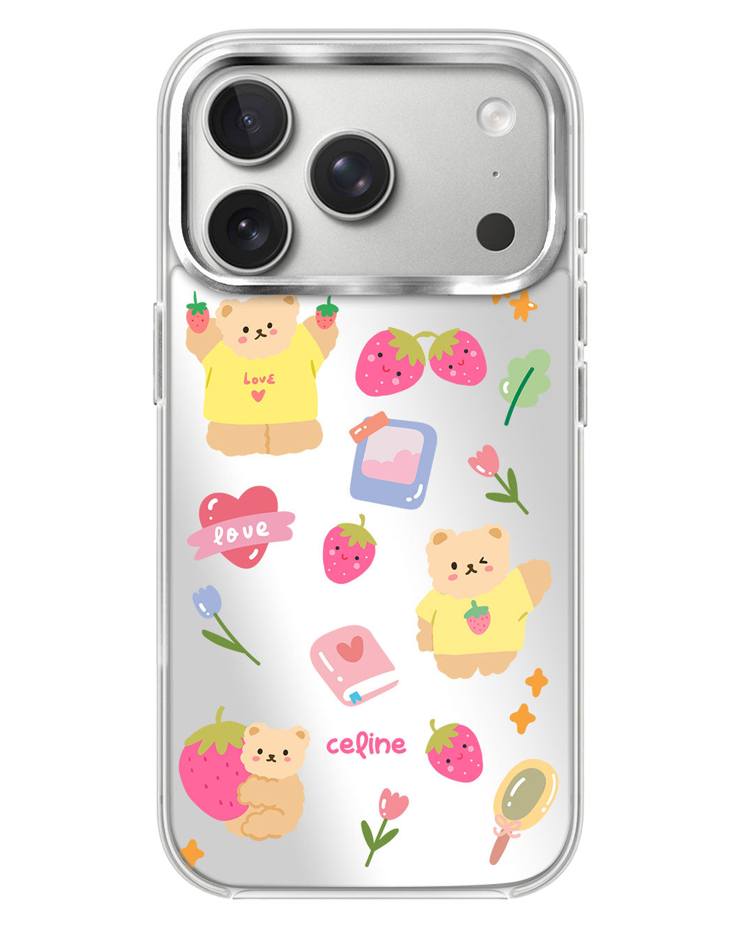 iPhone Mirror Case - Love Berry