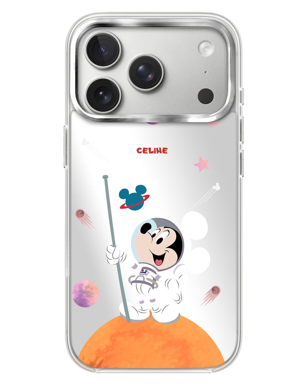 iPhone Mirror Case - Mickey Space