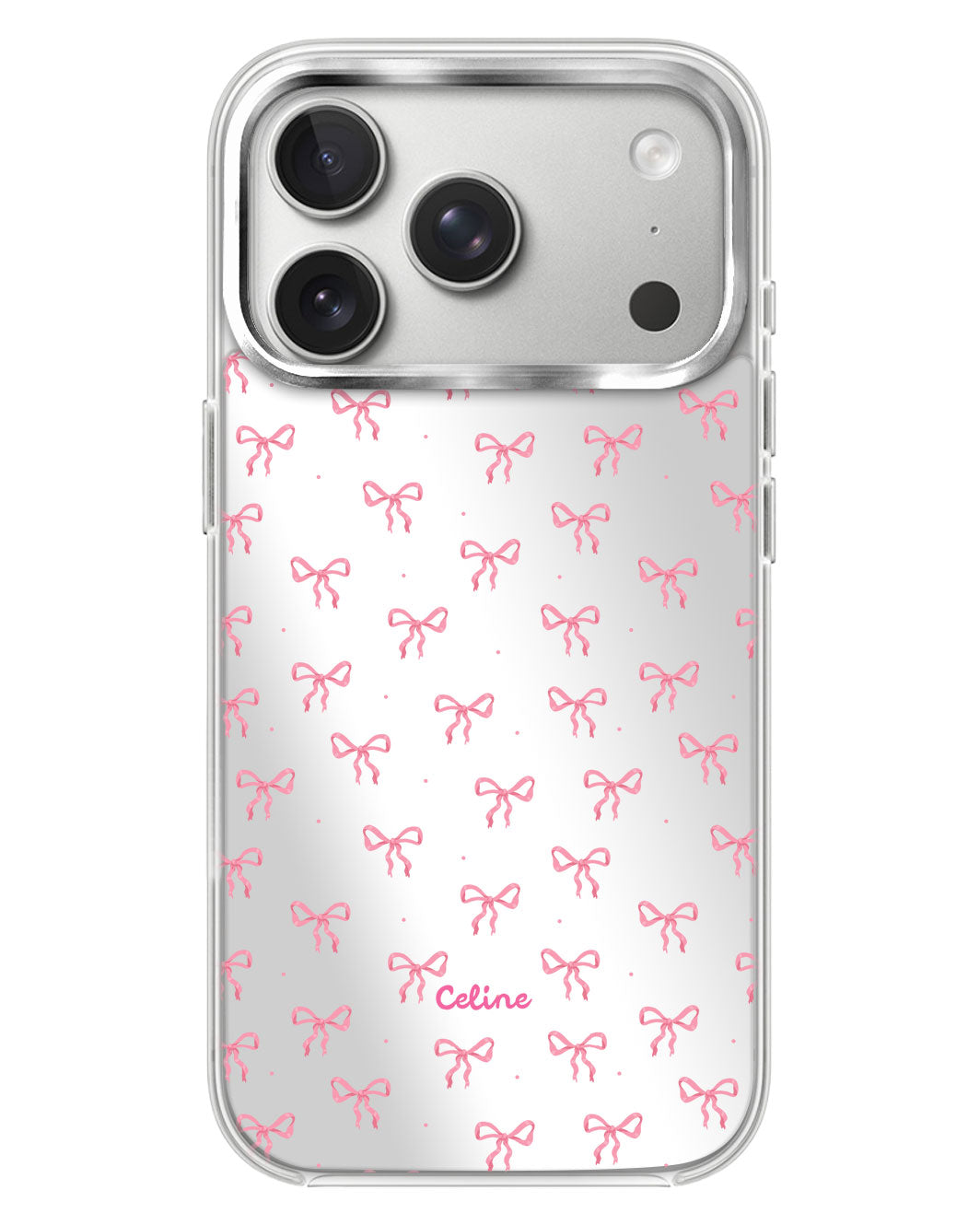 iPhone Mirror Case - Pink Ribbon