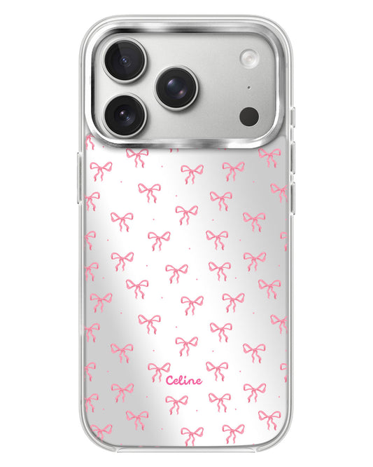 iPhone Mirror Case - Pink Ribbon