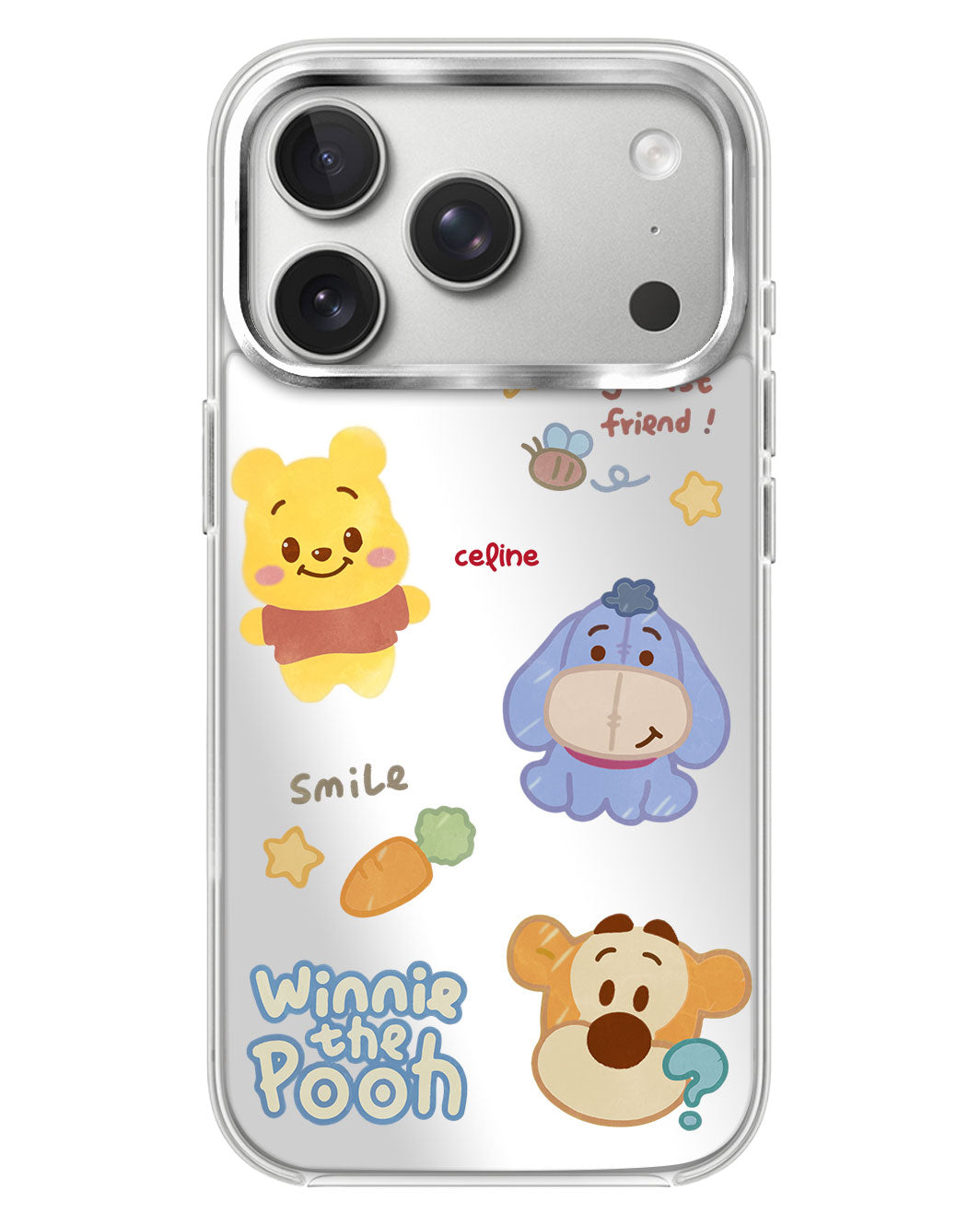 iPhone Mirror Case - Pooh And Friend
