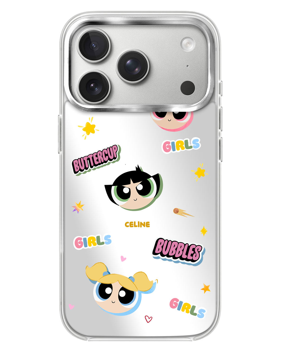 iPhone Mirror Case - Power Puff Girls
