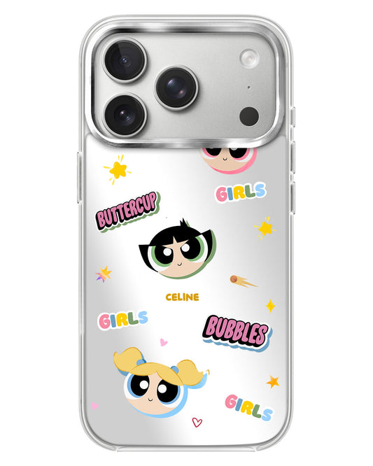 iPhone Mirror Case - Power Puff Girls