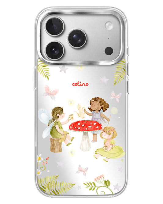 iPhone Mirror Case - Tea Party