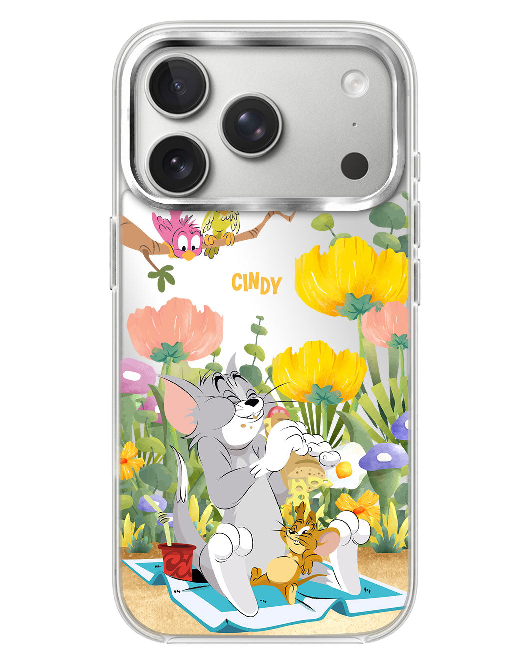 iPhone Mirror Case - Tom And Jerry Picnic
