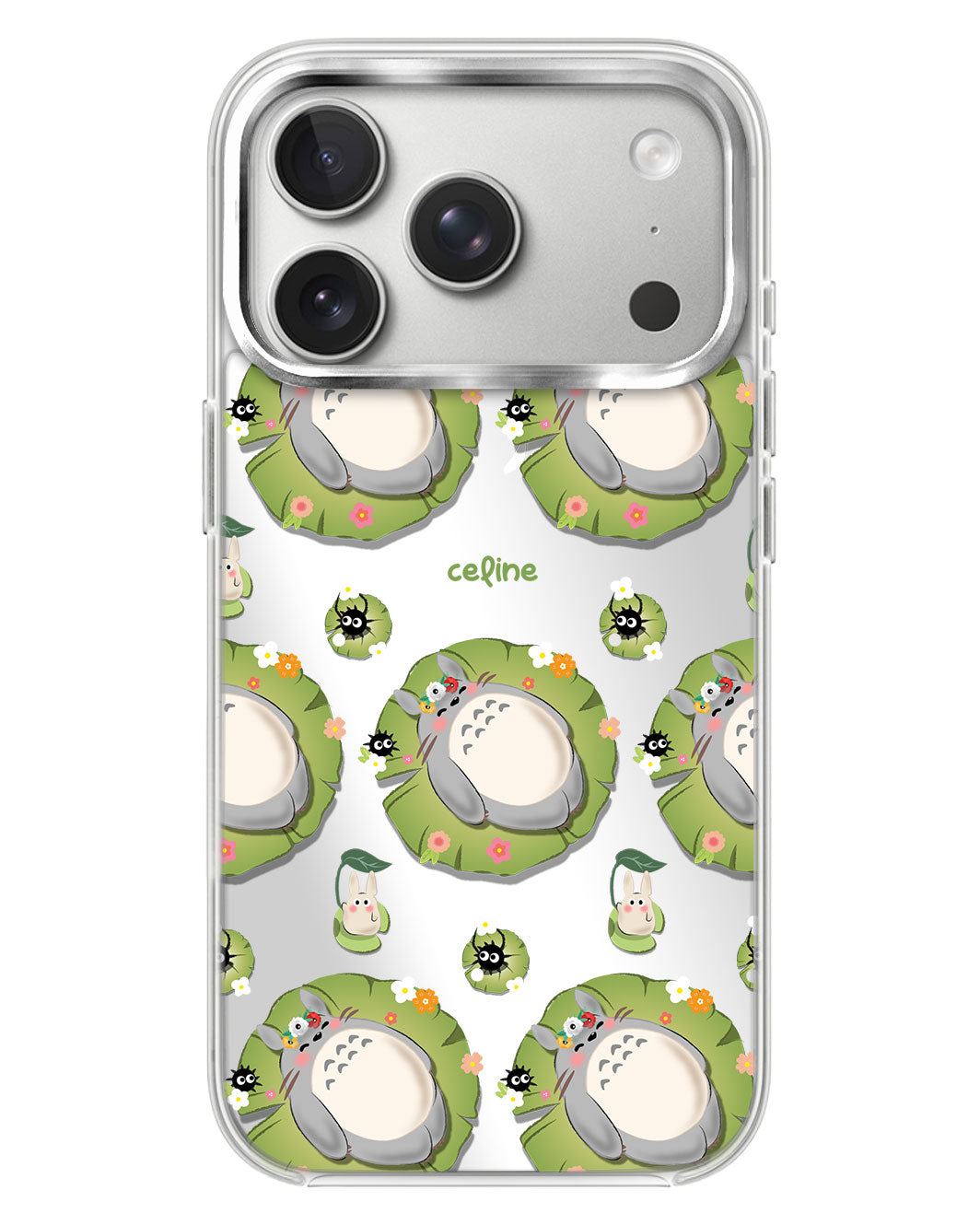 iPhone Mirror Case - Totoro Pattern