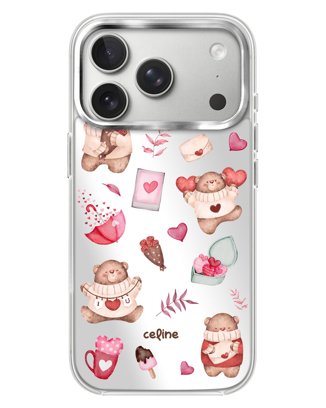 iPhone Mirror Case - Valentine With My Bear